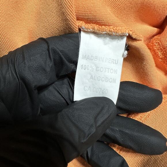 Bobby Jones Sweater Men's XL Orange 1/4 Zip Pullover 2008 US Open Torrey Pines - Picture 14 of 16